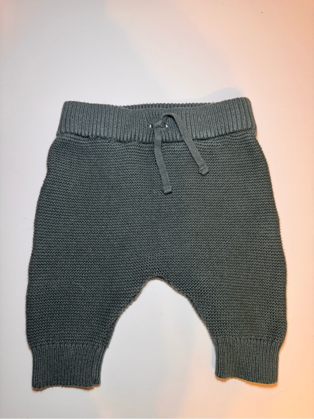 Carter's Slate Green Cable Knit Crewneck Sweater - Picture 5 of 6
